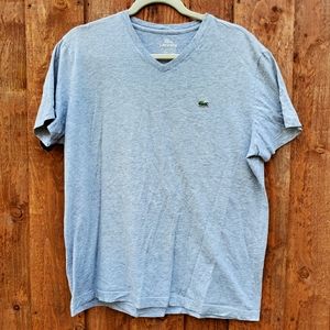 LACOSTE men's V-neck Pima Cotton Jersey T-shirt